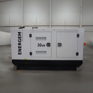 Generador Eléctrico 30 KW Diesel Marca Energem 220 V Con Caseta Nuevo